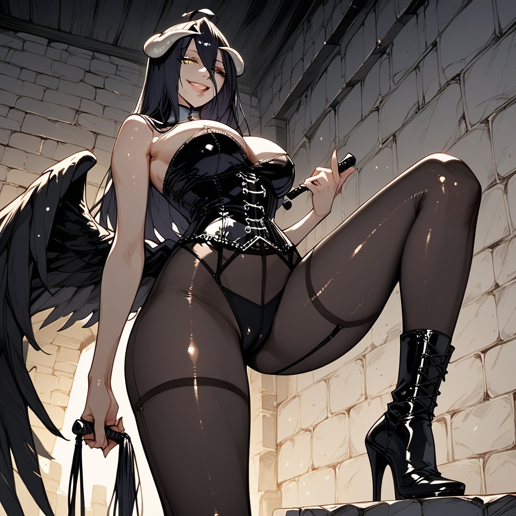 Standing, Stone Walls, 18+ Hentai AI Porn