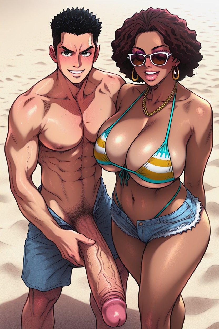 Top Down, Medium Length, Looking At Viewer Hentai AI Porn