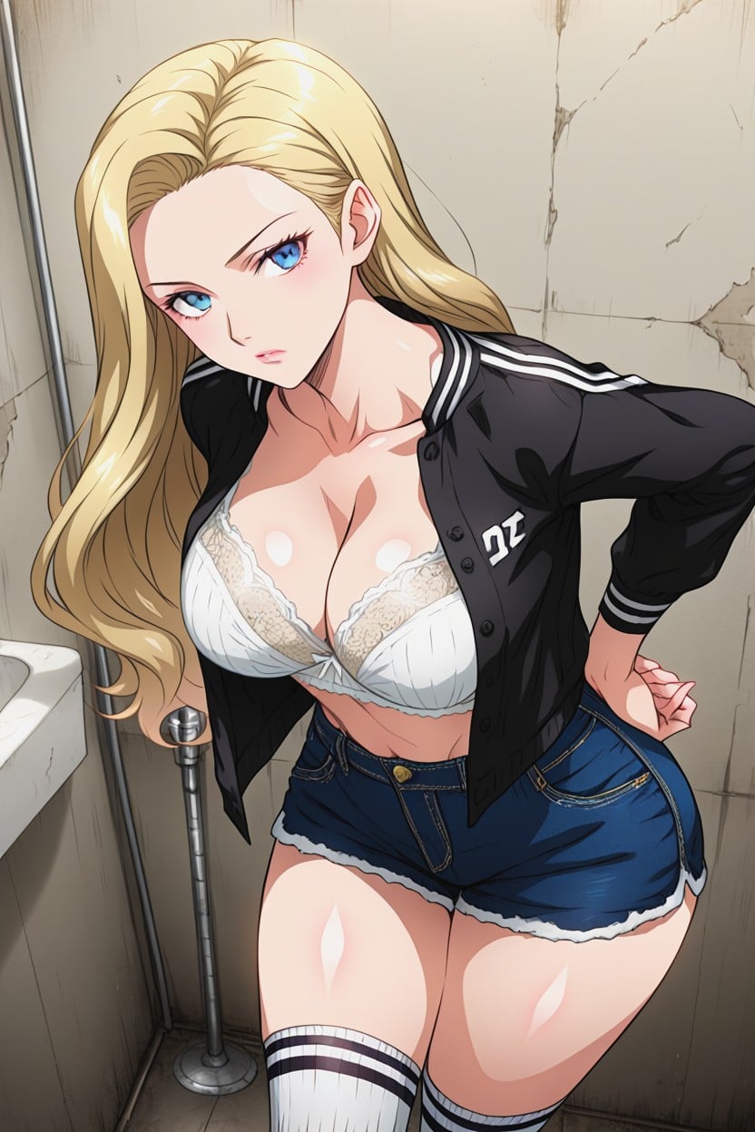 White Socks, Hourglass Figure, Bbl Hentai AI Porn