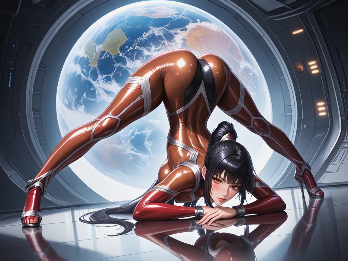 Erect Nipples, In Heat, Straight Hair Hentai AI Porn
