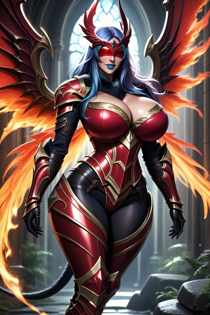 Camilla, Extremely Large Ass, Huge Dragon Wings AI Porn