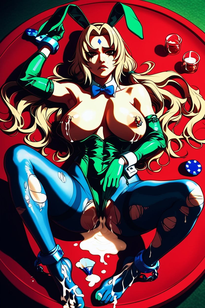 Excess Cum, Casino, Exposed Tits Hentai AI Porn