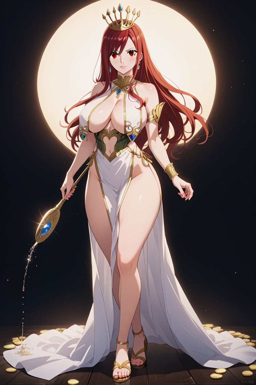 Golden Sandals, Painterly Style, 20+ Hentai AI Porn
