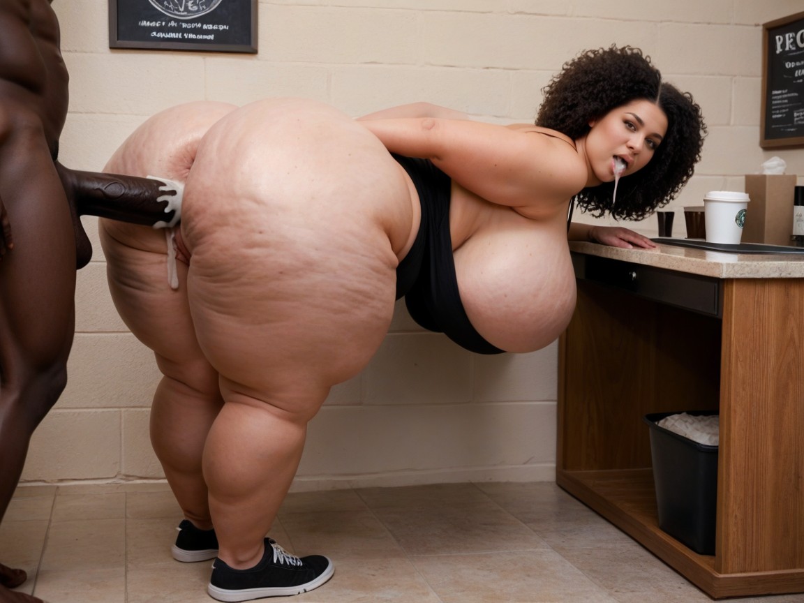 Rounded Ass, Ass Bigger Than Torso, Spreading Ass BBW AI Porn