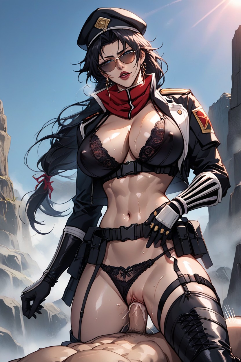 Cinematic, Black Tactical Vest, Sex Withichigo From Bleach Hentai AI Porn