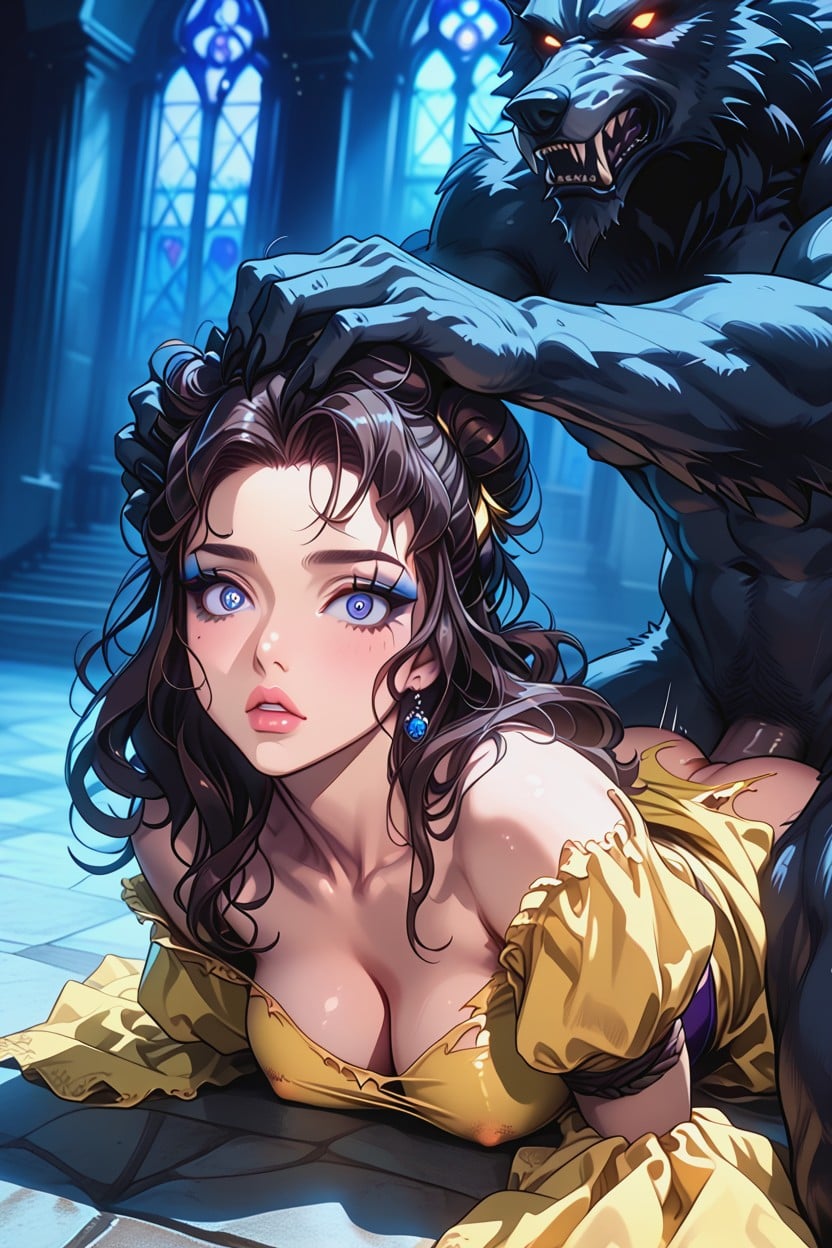 Ass High Up, Sweaty, Wind Blowing Hair Hentai AI Porn