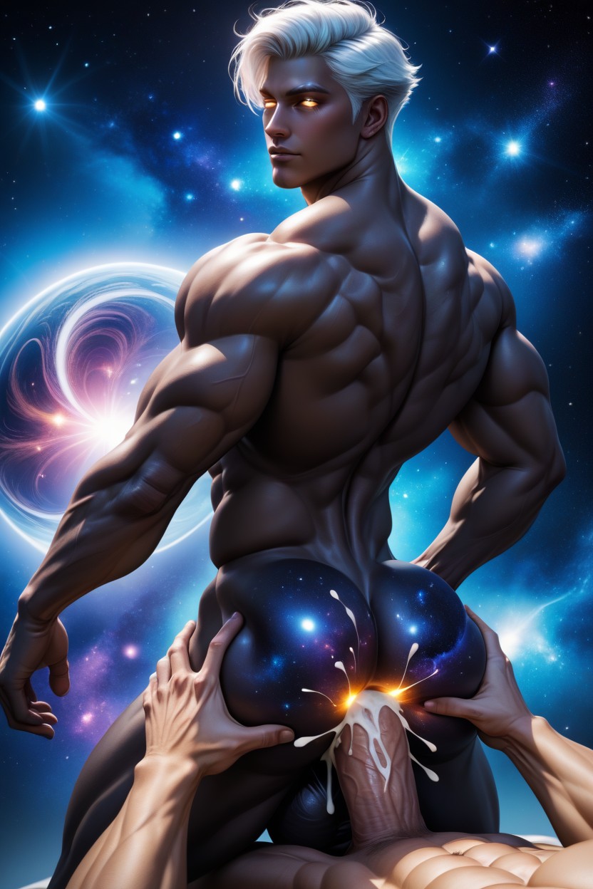 High Cheekbones, Foreskin, Pecs AI Gay Porn