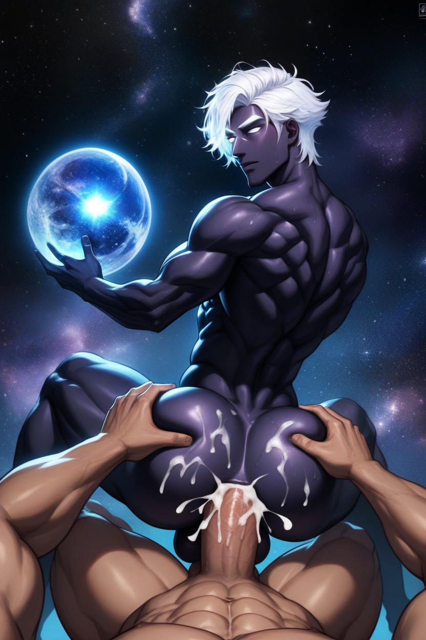 Cosmic Body, Huge Dick, Foreskin AI Gay Porn