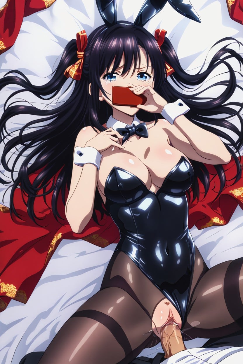 Leotard, Pussy, Covered Nipples Hentai AI Porn