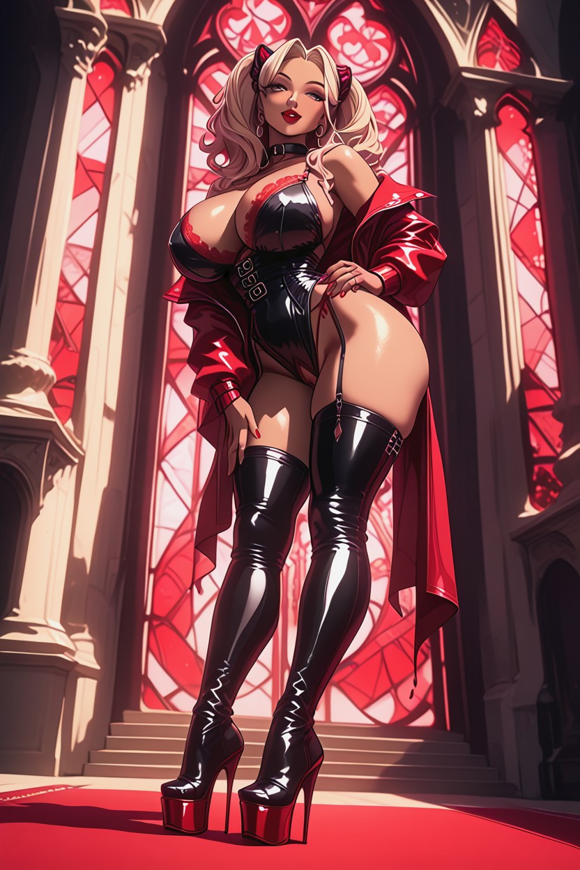 Bottom Up, Side View, And Her Head Tilted With A Playful Hentai AI Porn