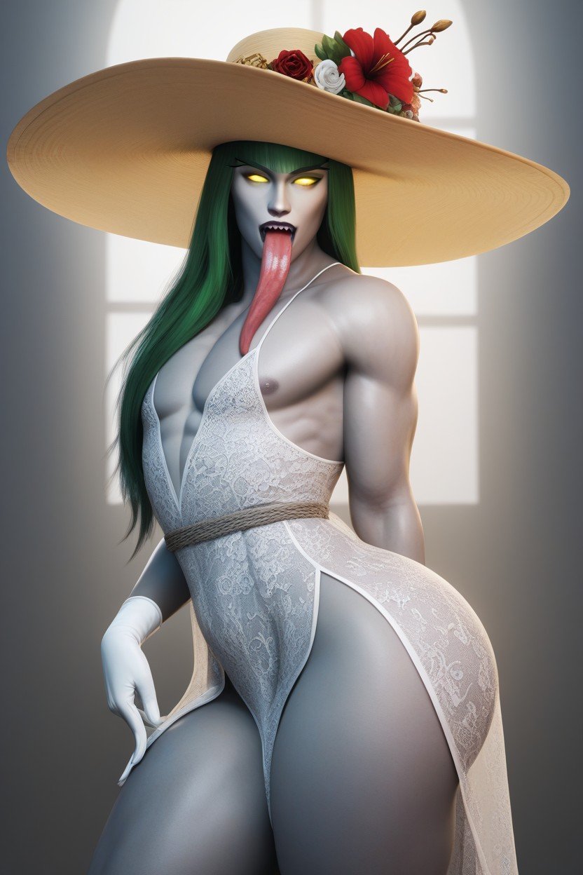 Forsaken From World Of Warcraft, Long Tongue, Большая Задница ИИ гей порно