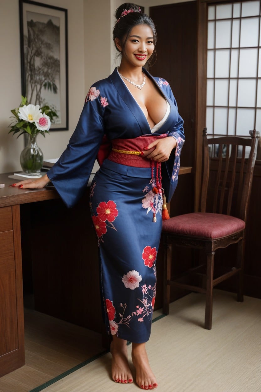 Visible Toes, Full Body, Large Ass AI Porn
