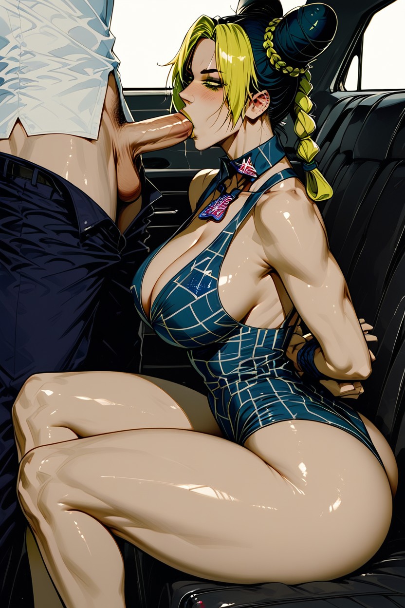 Extremadamente Pesado En La Parte Inferior, Jolyne Embarassed And Dominated, 18+ Hentai IA