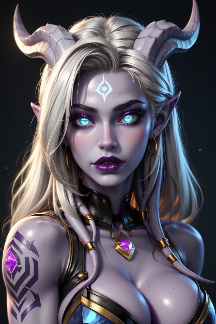 Disney Pixar Animation Style, Draenai Tail, Uhd AI Porn