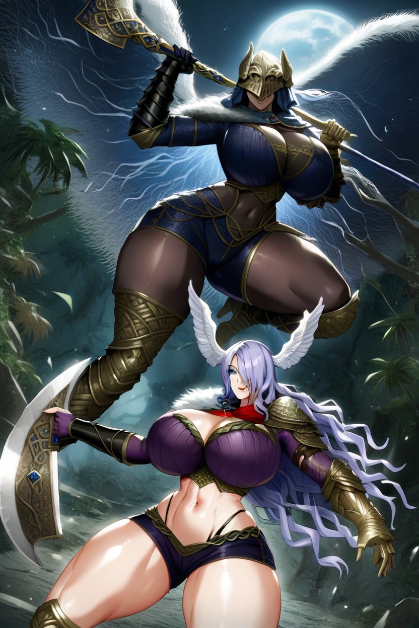 Huge Hips, Berserker, Extremely Large Ass Hentai AI Porn