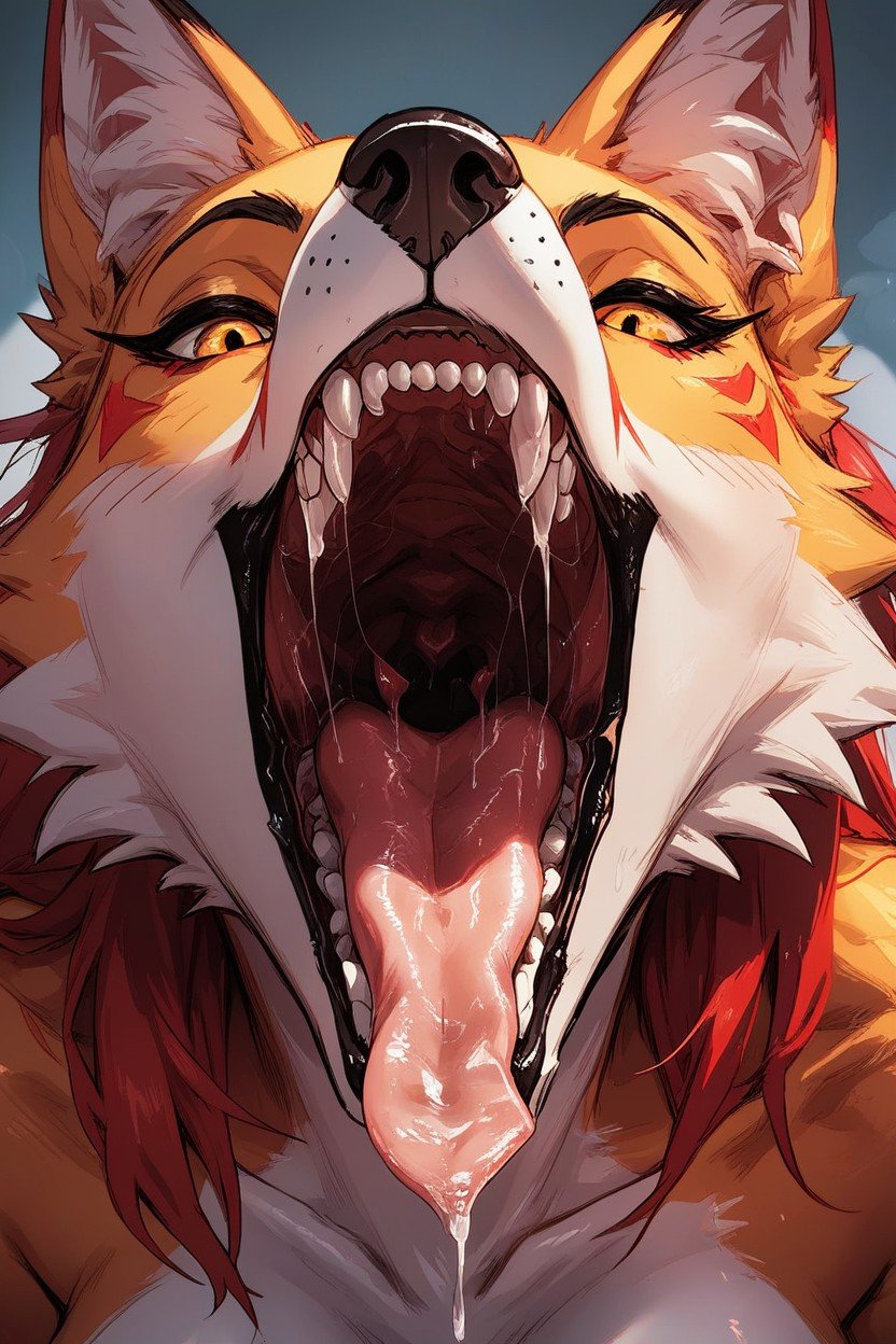 Pov, In Heat, Fingers In Mouth Furry AI Porn