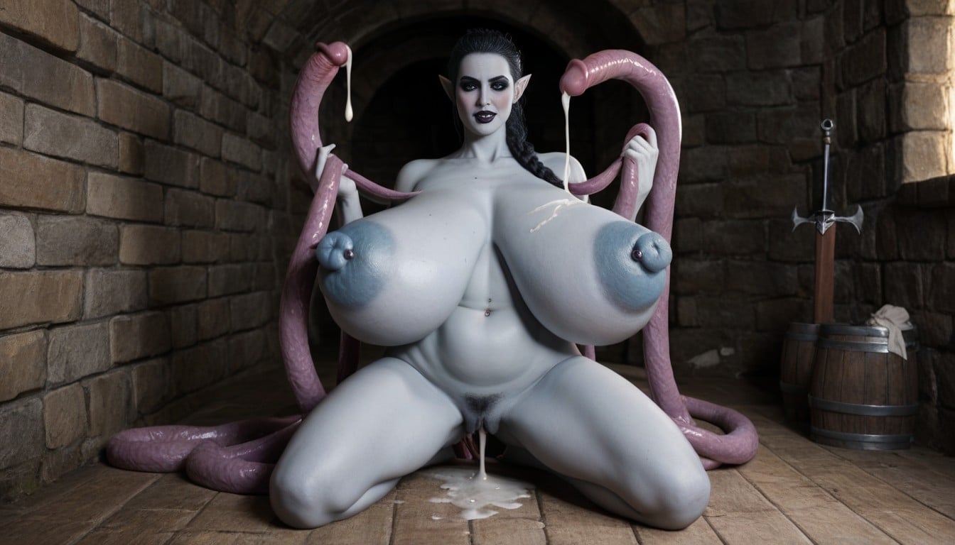 Disgusted, Enlarged Nipples, Enlarged Nipples AI Porn