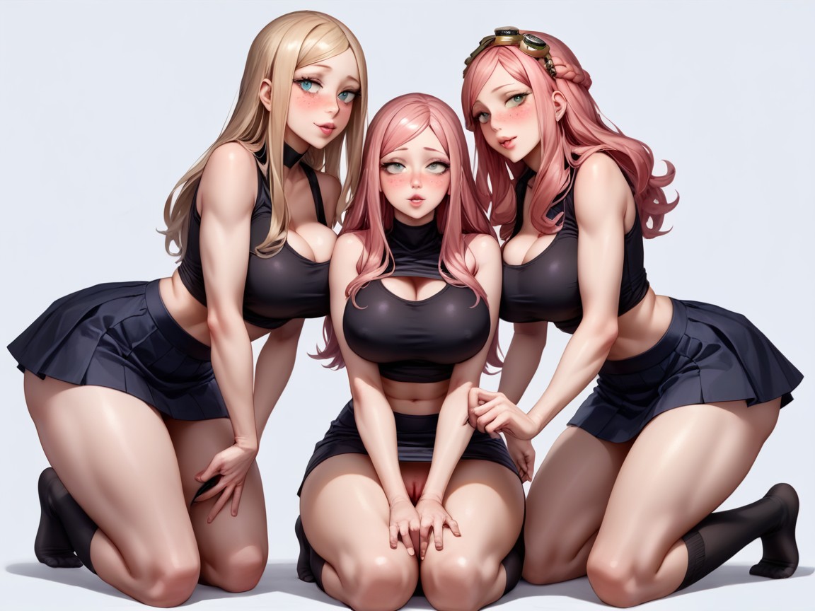 Ultra High Details, Thick Lips, Eyes Open AI Porn
