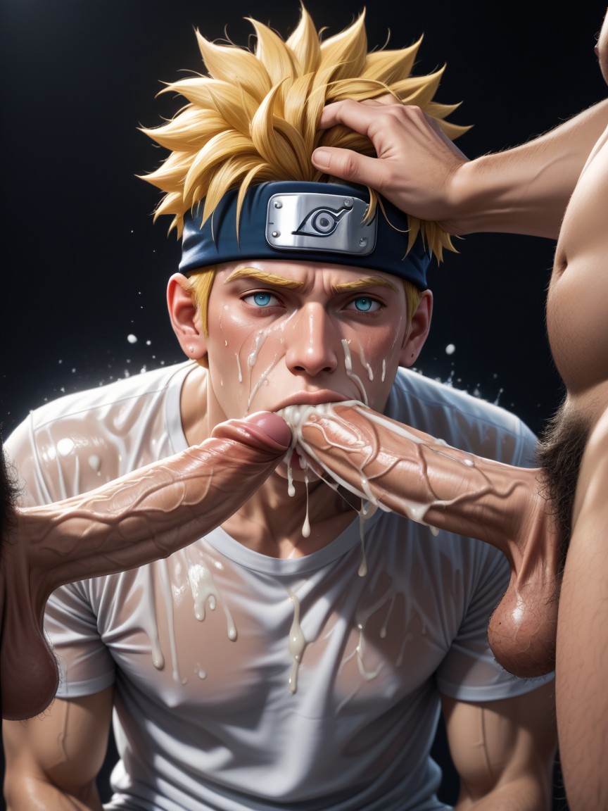 High Detailed, Naruto Uzumaki, Sexy AI Gay Porn