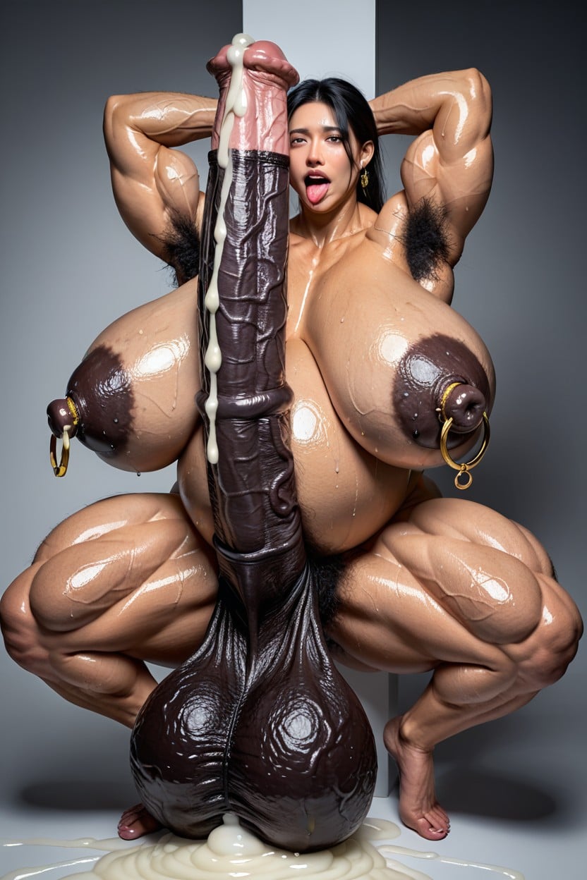 Bbw, Veiny Muscles, Gigantic Balls Porno IA Asiatique
