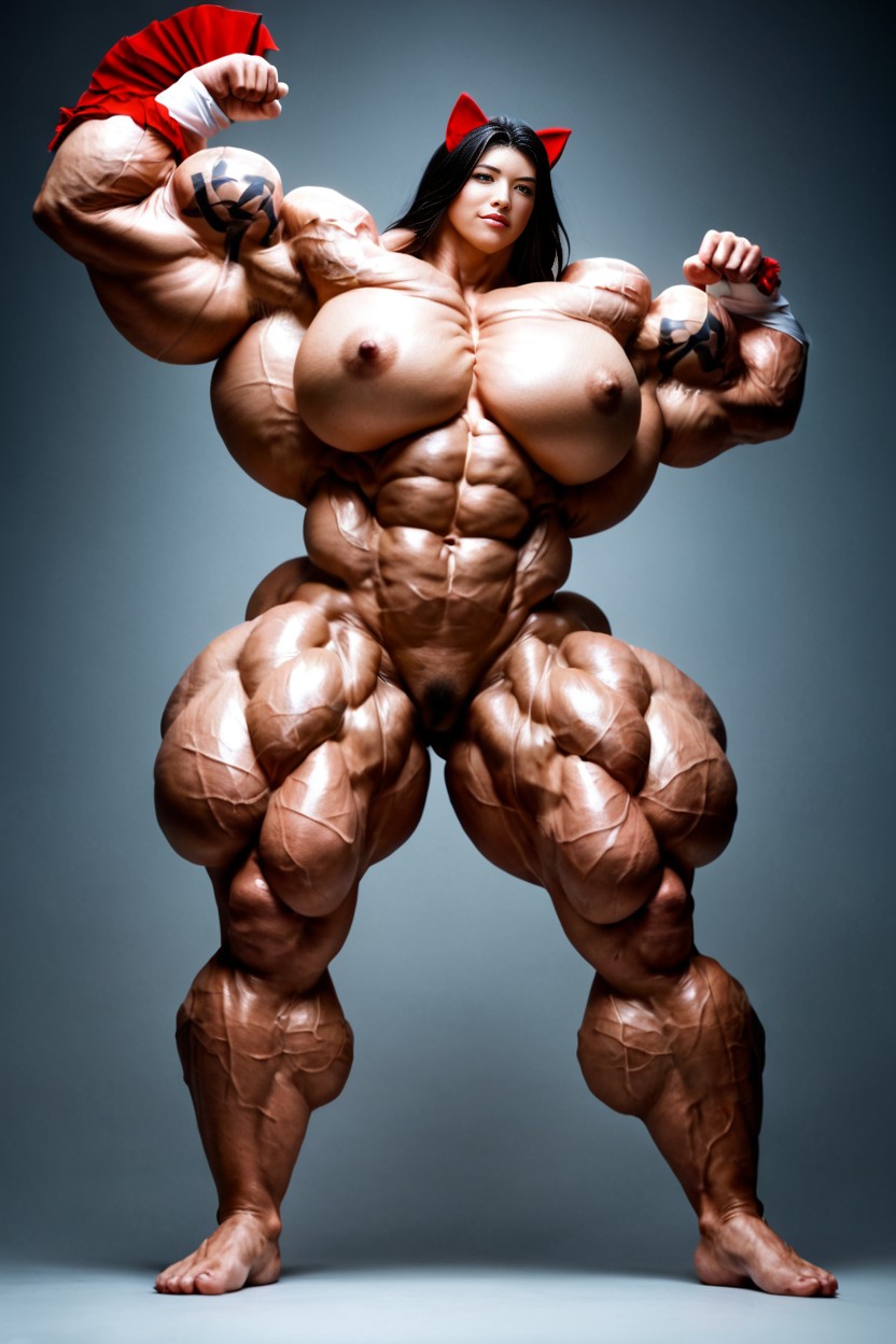 Gigantic Muscles, Japanesegigantic Muscles, Flexinggigantic Muscles AI Porn