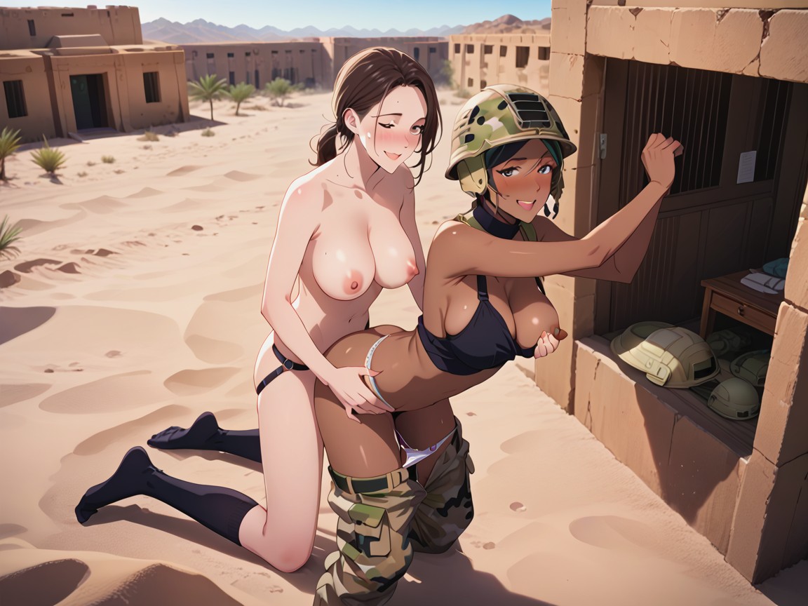 Horny, Doggystyle, Detailed Faces AI Porn