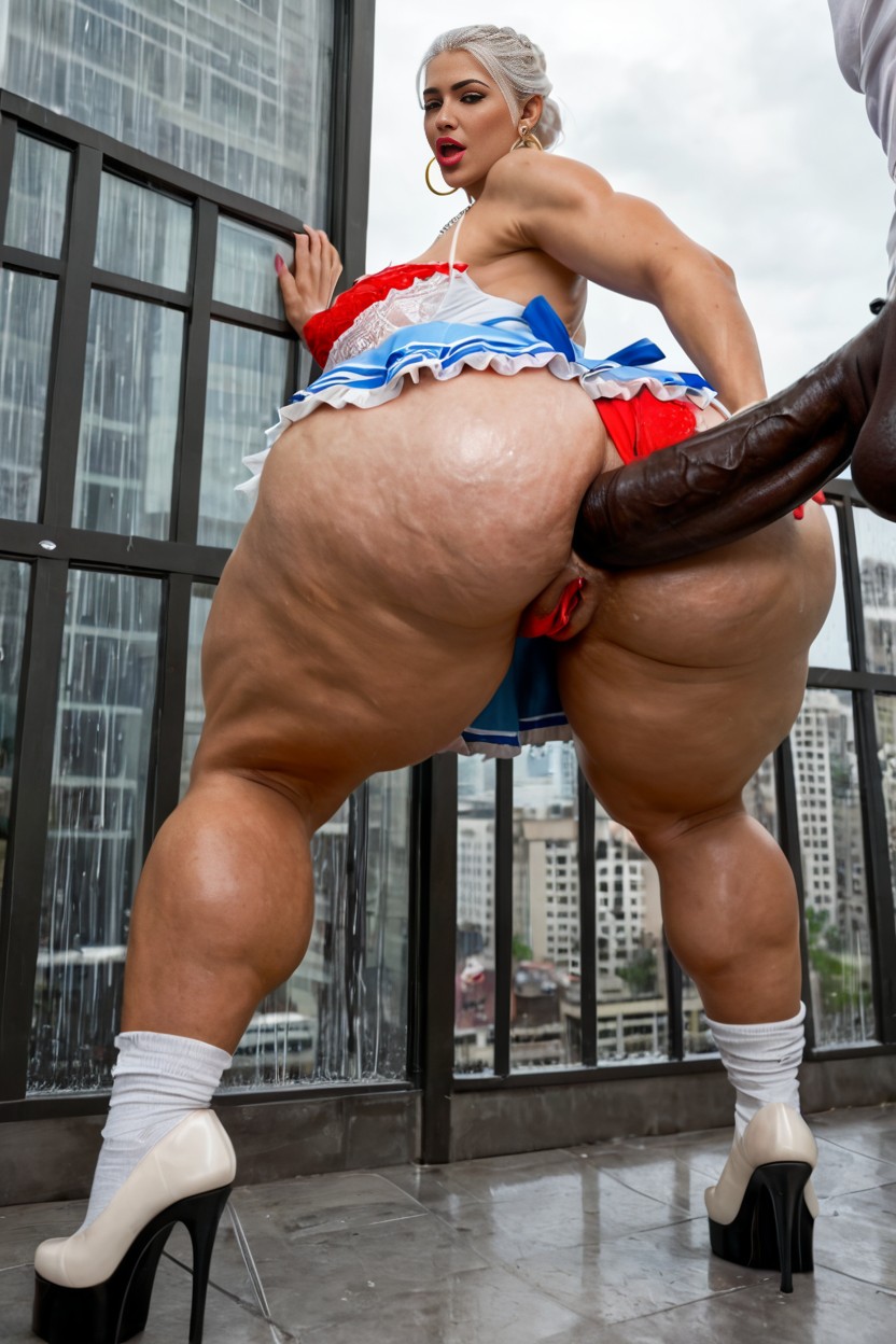Pushing Cock Against Ass, Oktoberfest Outfit, Wedding Earrings AI Porn