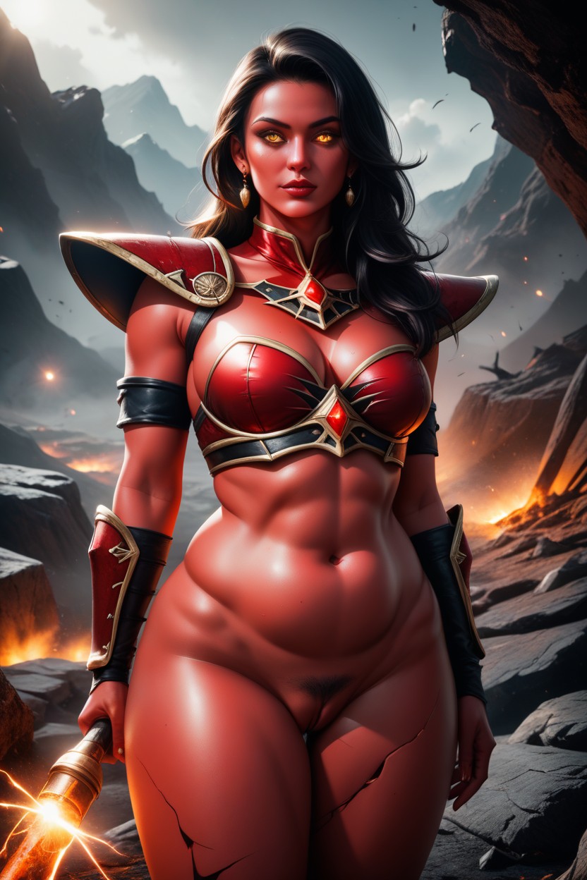 Confident And Seductive Pose, Massive Ass, Cinematic Atmosphere AI Porn