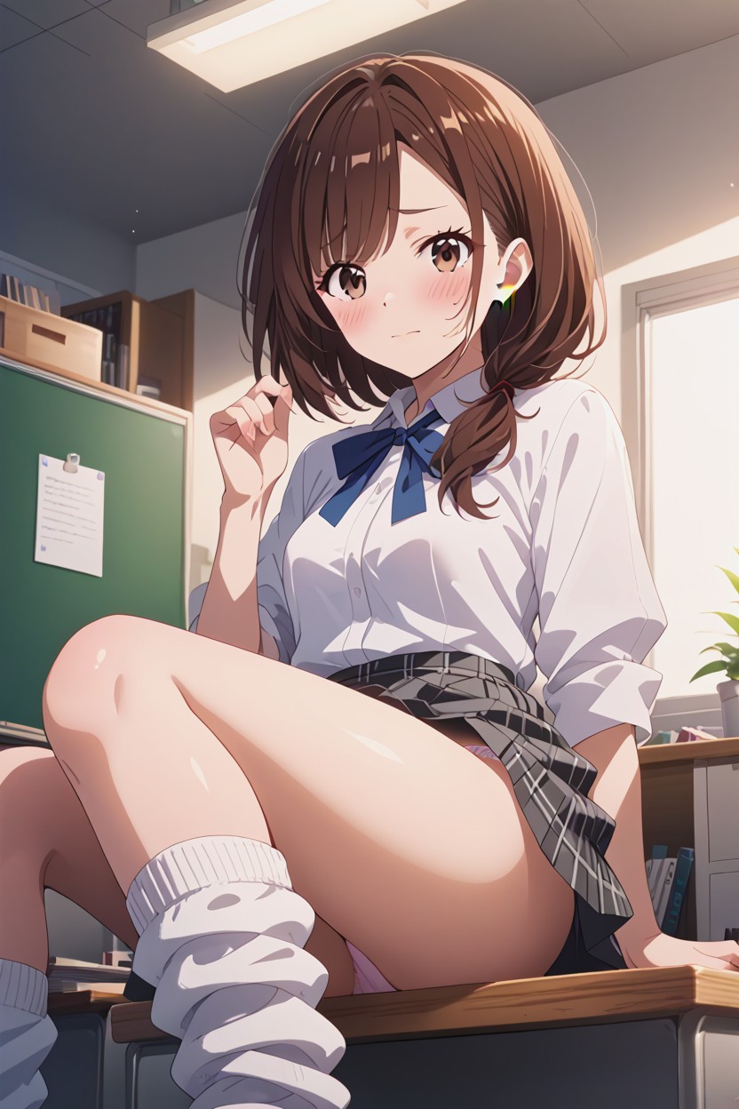 Ultra Quality, Loose Socks, Very Thighs Hentai AI Porn