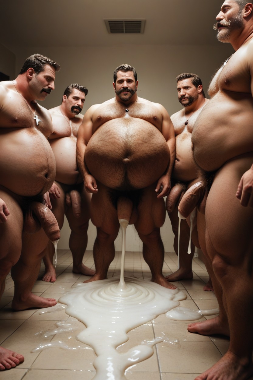 Hyper Cum Cum Drool, Hyper Cum Cum On Face, Cum Pool On Face AI Gay Porn