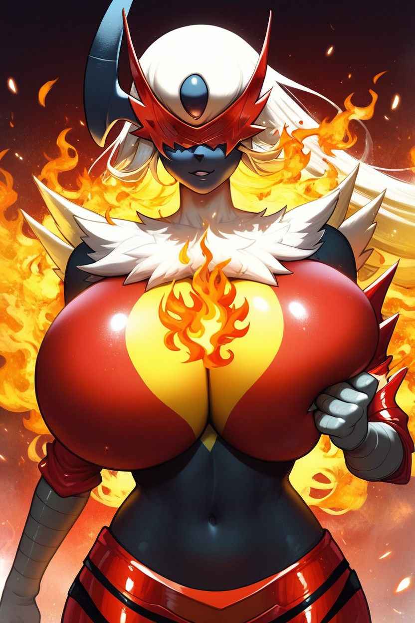 Blaziken From Pokmon, Flame Skin, Bailarina Del Vientre Porno latina IA