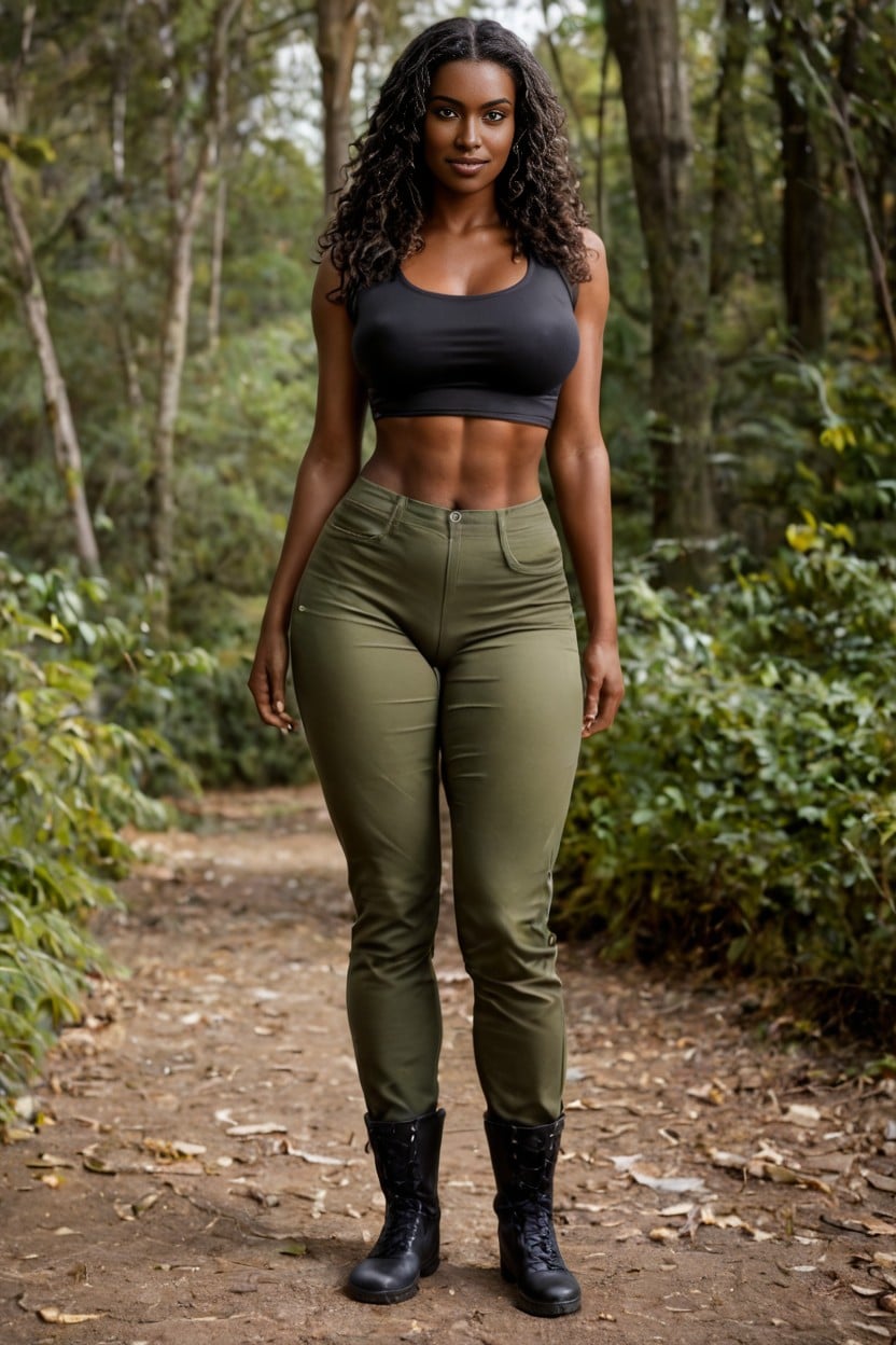 Wide Hips, 20+, Brown Eyes AI Porn