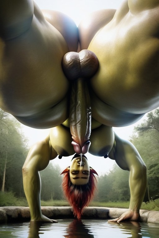 Red Hair, Ssbbw, Bottom Up Shemale AI Porn