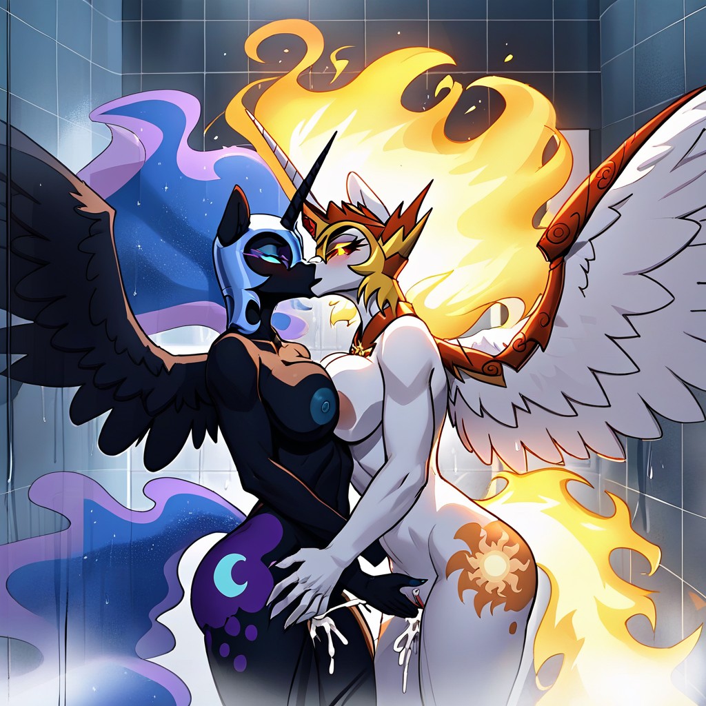 Spreaded Wings, Cum In Pussy, Impregnation Furry AI Porn