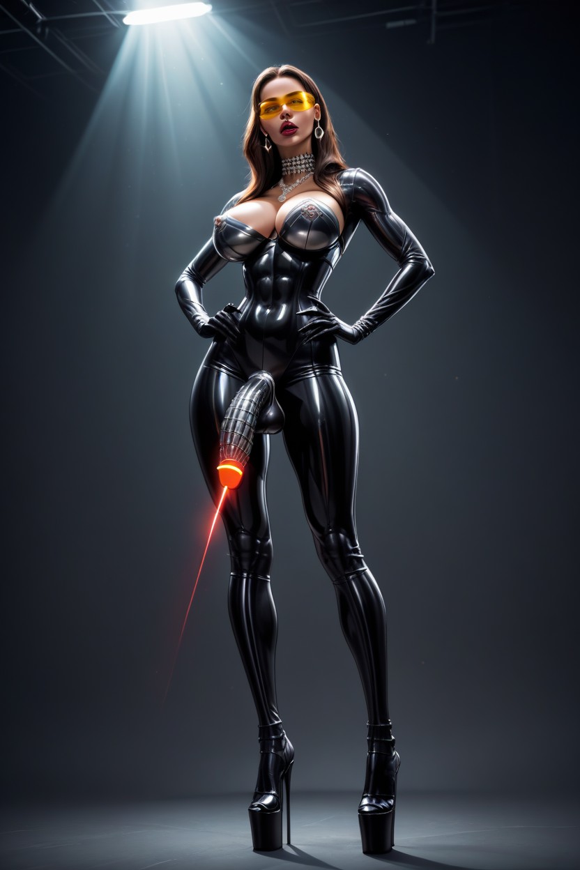 ビンボ, Laser Rays Out Of Nipples, Opened Mouth ラティーナAIエロ