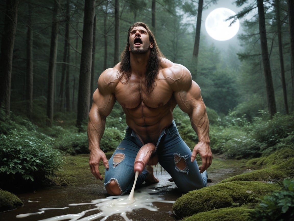 Veiny Muscles, Cumshot, Cumming AI Gay Porn