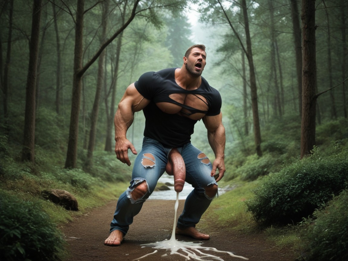 Claws, Veiny Muscles, Cumshot AI Gay Porn