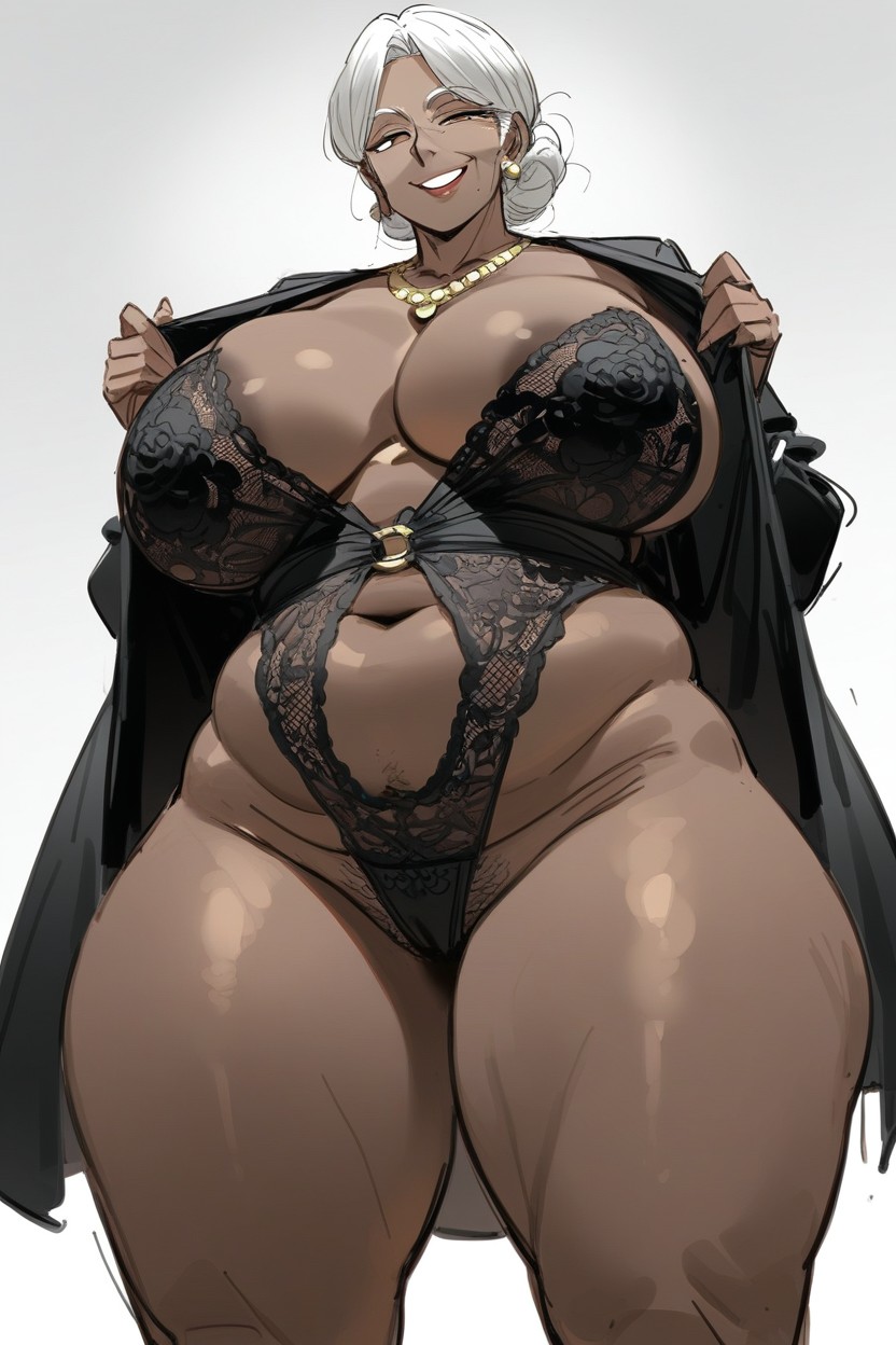 60+, African, Empty Eyes Hentai AI Porn