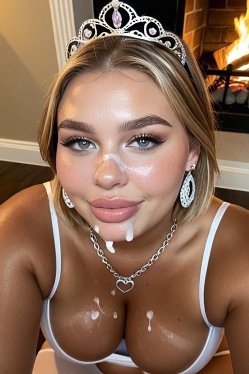 Massive Hips, Facial, Oiled Skin AI Porn