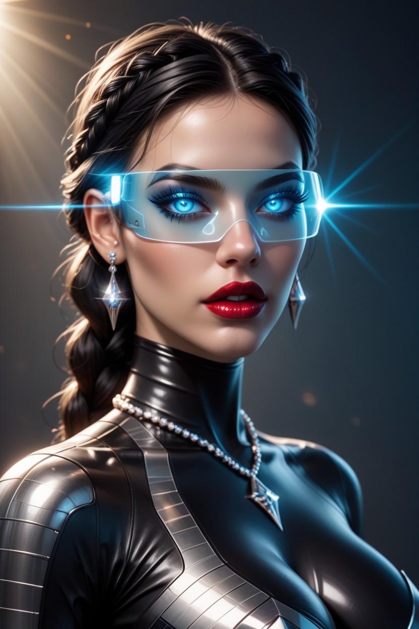 Sharp Long Fingernails, Metallic Nipples Shooting Laser Rays, Transgenres Porno latina IA