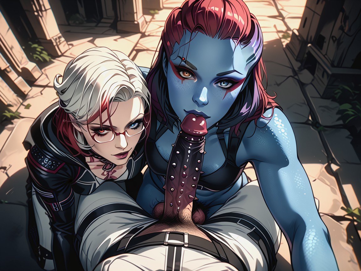 Mass Effect, Ruins, Back Hair Hentai AI Porn