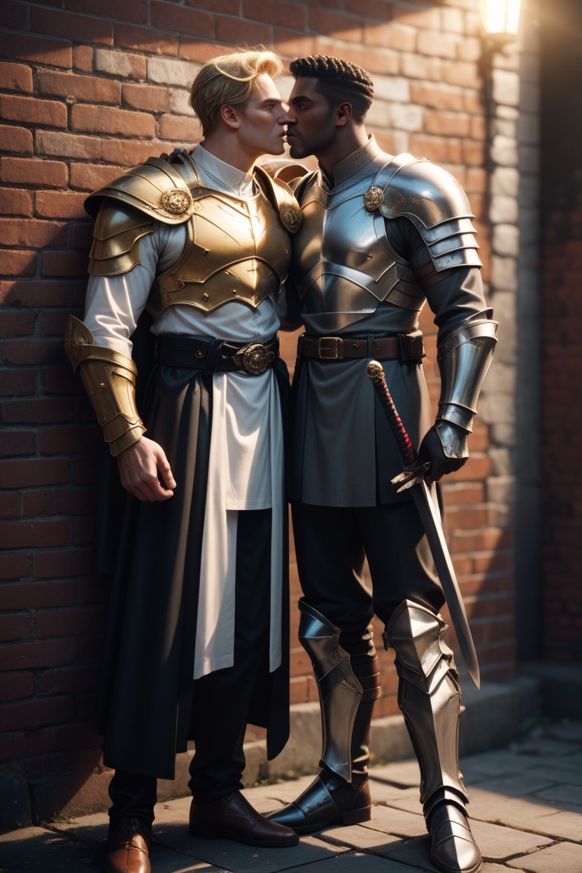 Full Body View, Sword, Volumetric Lighting AI Gay Porn