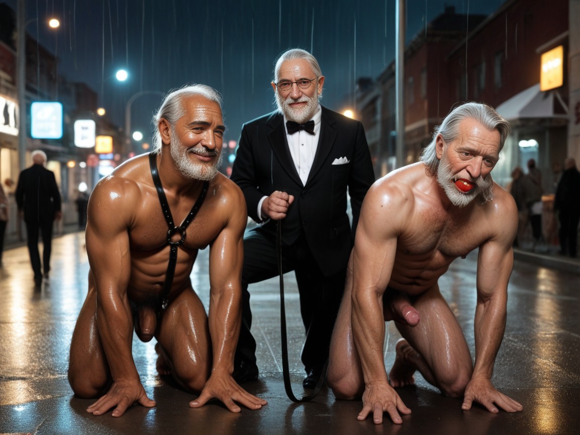 Panic, Nervous, 2 People AI Gay Porn