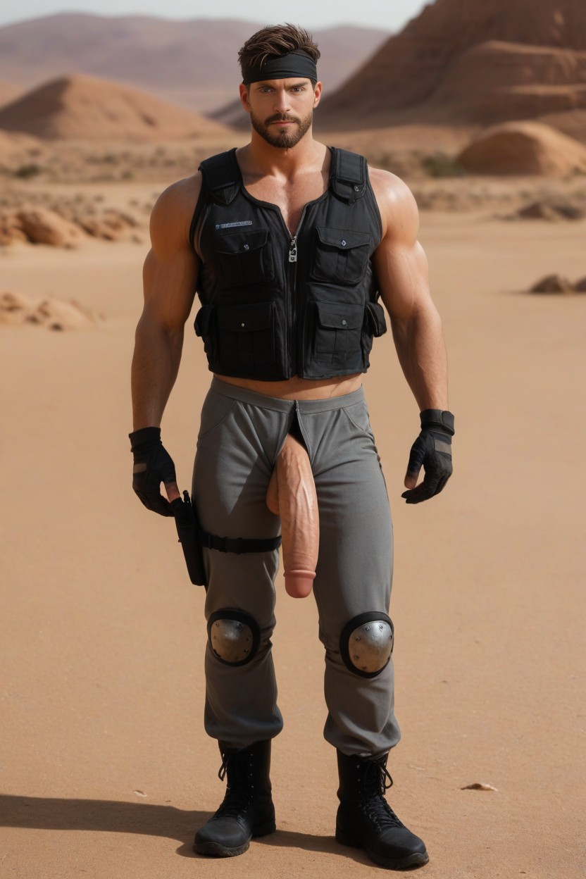 Masturbating, Pounds Kg, Black Boots AI Gay Porn