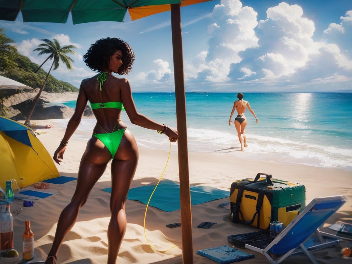 Ultra Detailed, Beach Location, Nsfw AI Porn