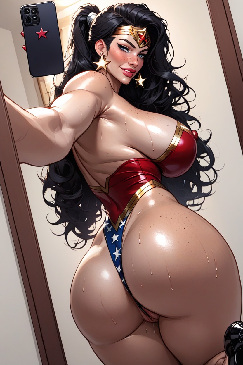 Horny, Front View, Selfie AI Porn