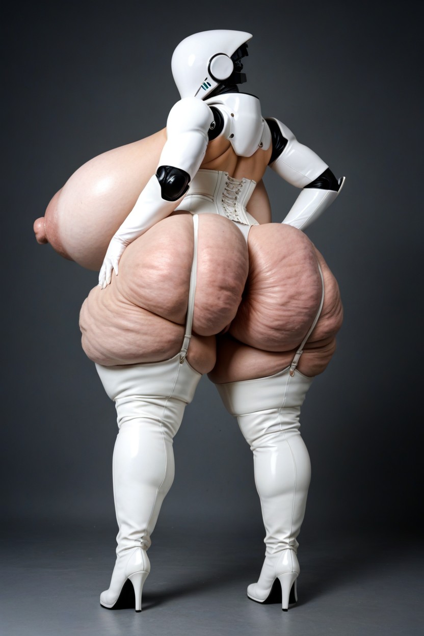 Gigantic Puffy Nipples, Haydee Bot, Standing AI Porn