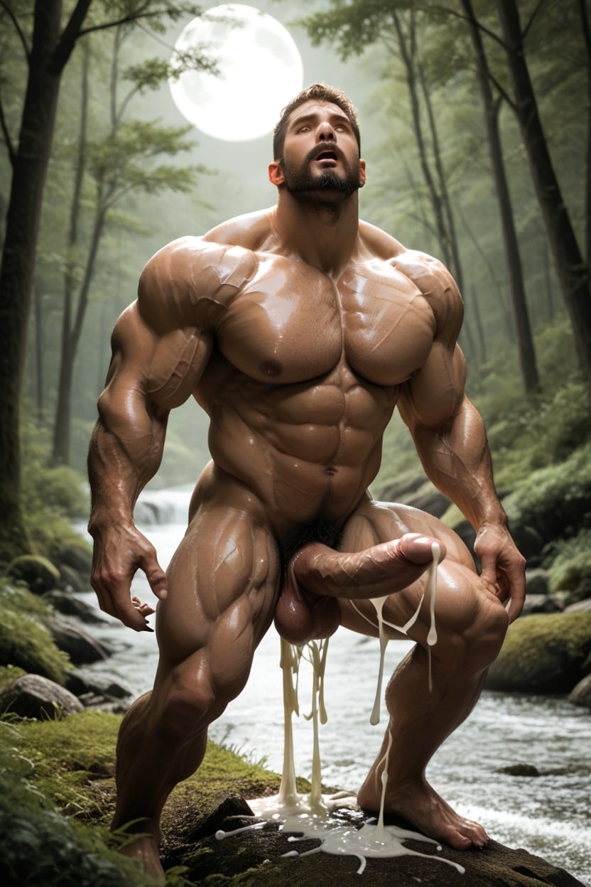 Beard, Veiny Muscles, Veiny Cock AI Gay Porn
