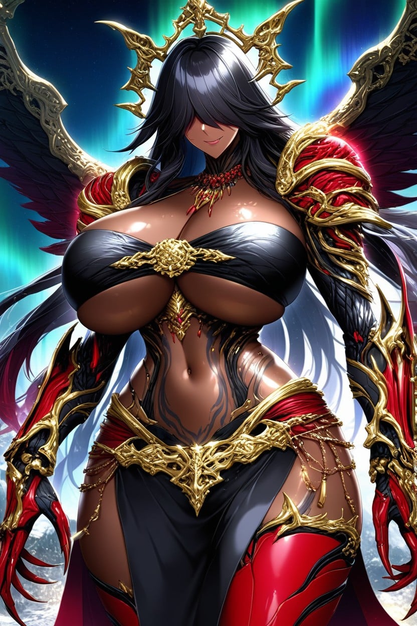 Glowing Eyes, Wide Hips, Kos Mos Hentai AI Porn
