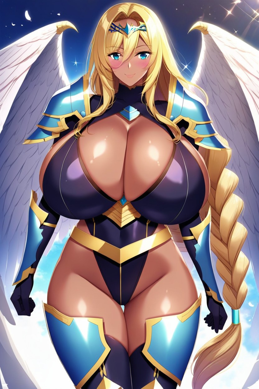 Colossal Size Braided Ponytail, Castle, 18+ AI Porn